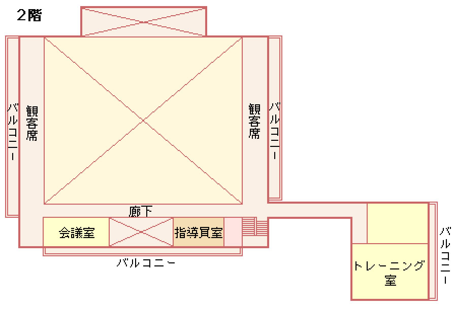 矢巾町民総合体育館2階